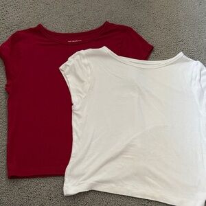 NWOT Pacsun Red and White Short Sleeve Tees